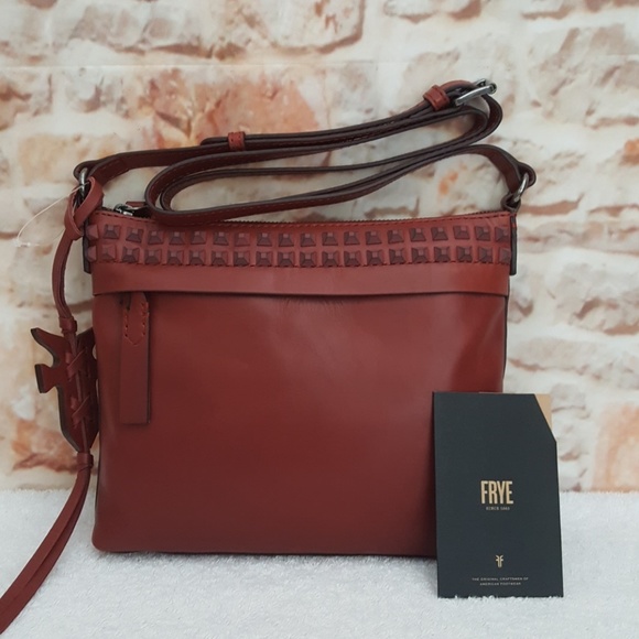 frye carson leather crossbody bag